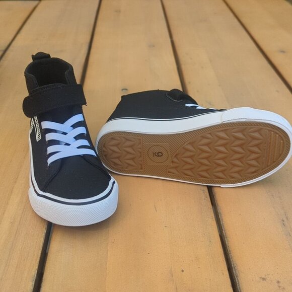 Boys Monkey Bar Black Kids High-Top Sneakers - Size 9 NWT - Picture 3 of 4